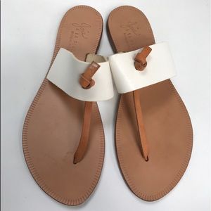 Jolie A La Prague Leather Italian Sandals sz 7.5